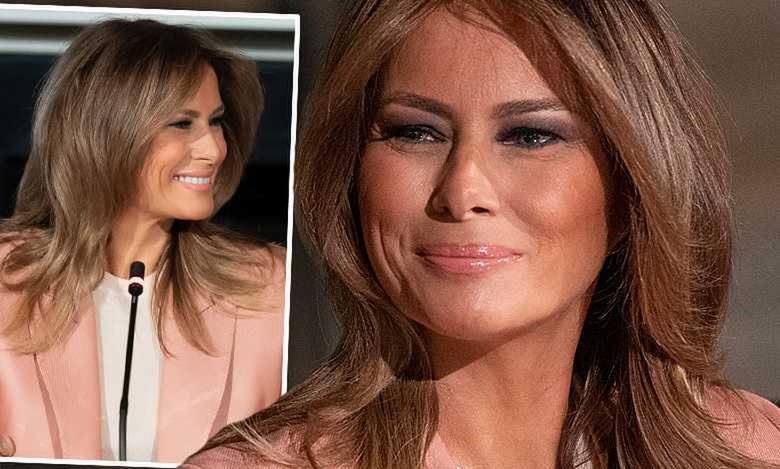 Szczuplutka jak igła Melania Trump wystroiła się jak Barbie na oficjalne spotkanie. Jej garnitur to hit!