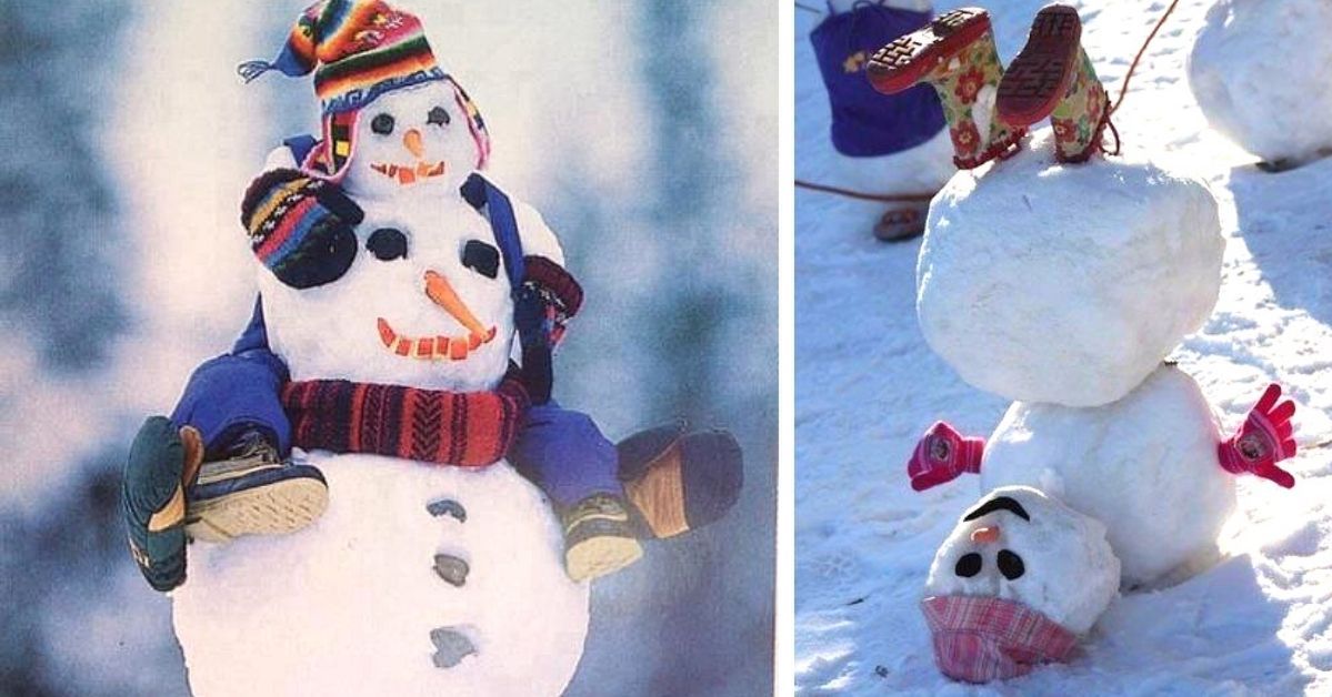 Winter Makes No Sense if You Don’t Make a Snowman. We Have Collected 15 Most Original Examples to Inspire You!