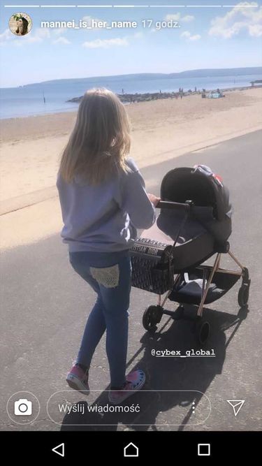 Sara Boruc pokazała wózek swojego synka
