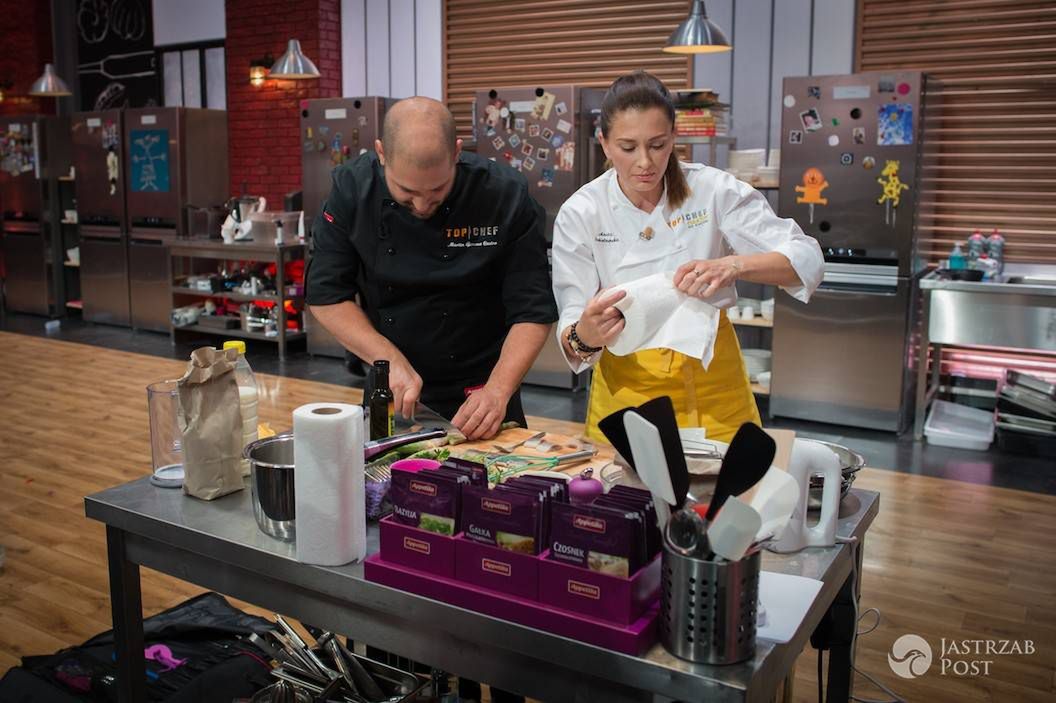Anita Sokołowska w programie "Top Chef. Gwiazdy od kuchni"
