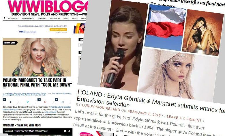 Zagraniczne media o Margaret i Edycie Górniak na Eurowizji 2016