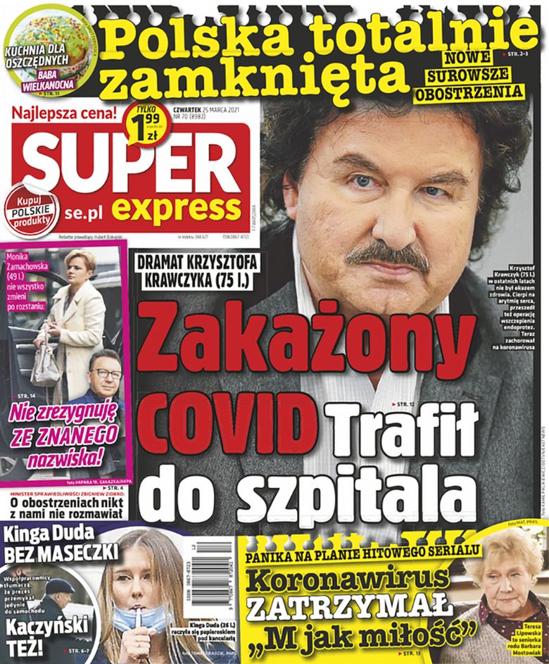 Kinga Duda trafiła na okładkę Super Expressu