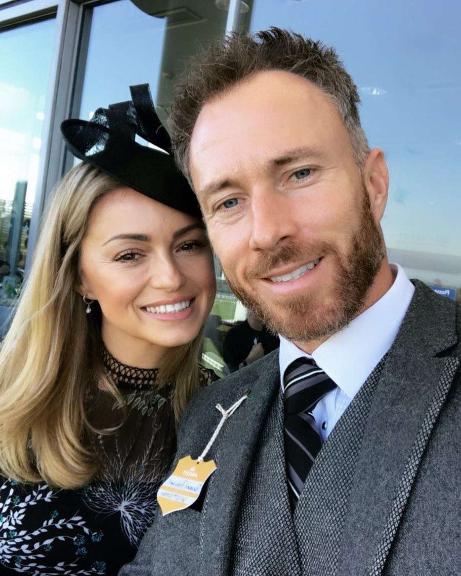 Ola Jordan z mężem w Ascot