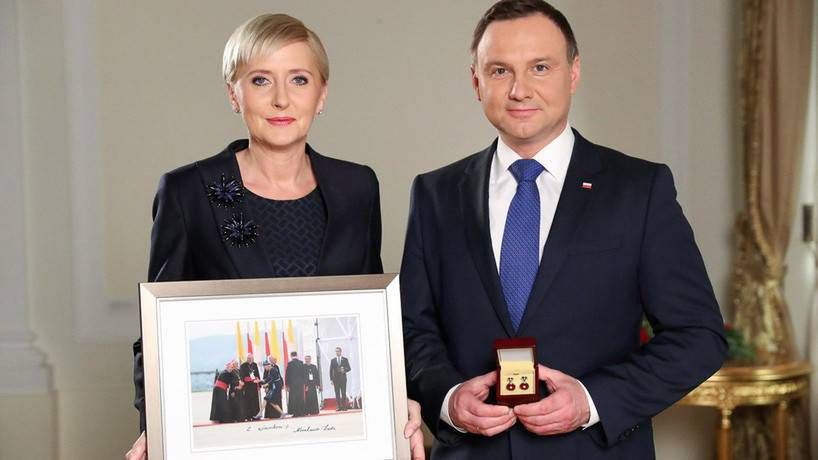 Andrzej Duda i Agata dla WOŚP