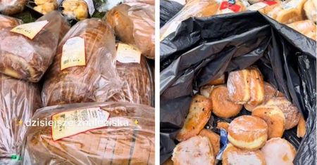 Pokazała, ile jedzenia znalazła w śmietniku za marketem. Serce pęka