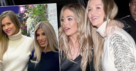 Joanna Krupa w mini na imprezie z Denise Richards. Dopiero co urodziła, a już wygląda jak torpeda