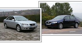 Hyundai Sonata kontra VW Passat