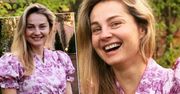 Małgorzata Socha pokazała zdjęcia z 40. urodzin. Był ogromny tort, ale my podziwiamy jej śliczną sukienkę!