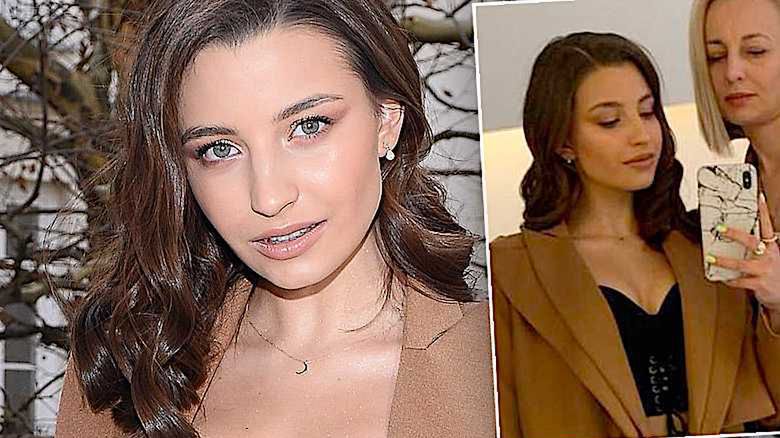 Julia Wieniawa z mamą impreza