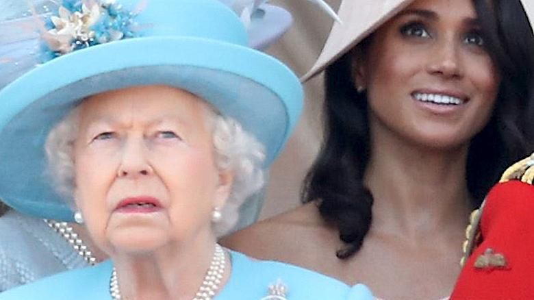 Meghan Markle i królowa Elżbieta II