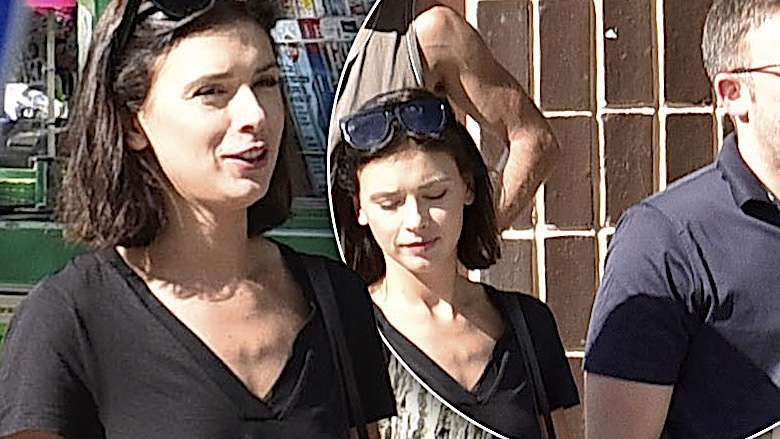 Klaudia Halejcio z chłopakiem