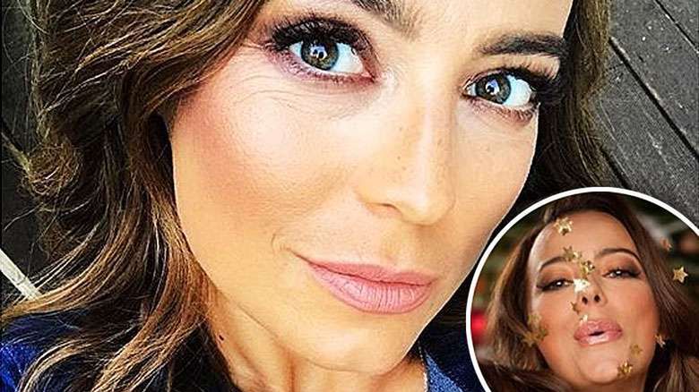 Anna Mucha w świątecznej stylizacji