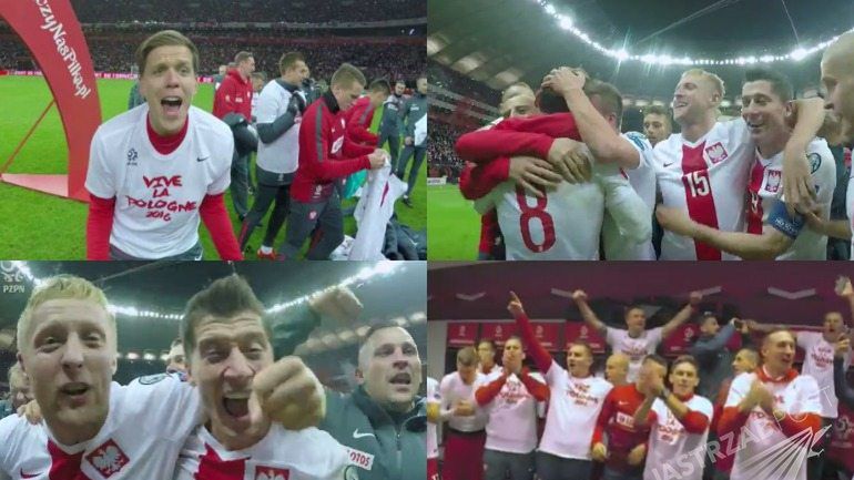 Piłkarze świętowali zwycięstwo