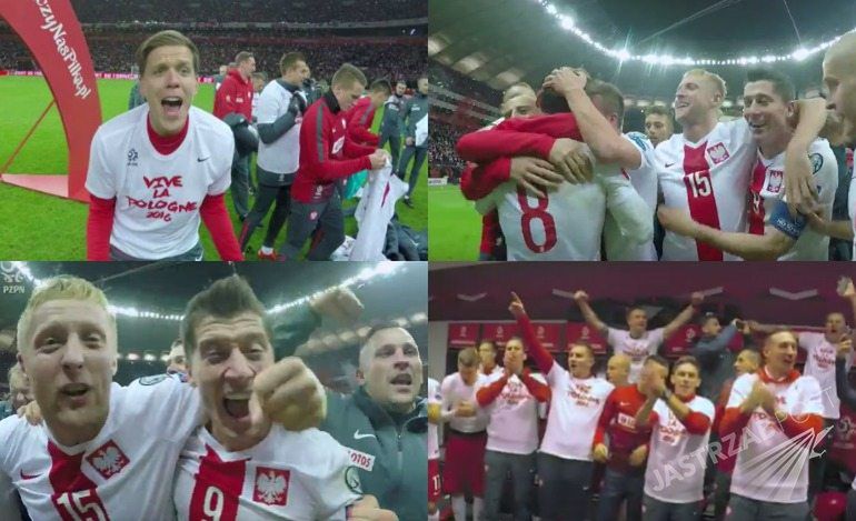 Radości piłkarzy nie było końca! Tak polska reprezentacja świętowała awans do Euro 2016 w szatni [WIDEO]