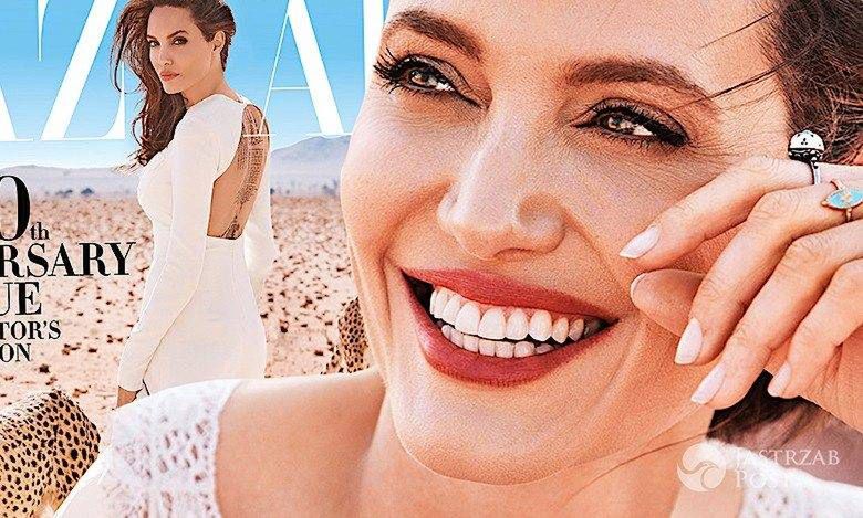 Angelina Jolie w Harper's Bazaar sesja Alexi Lubomirski