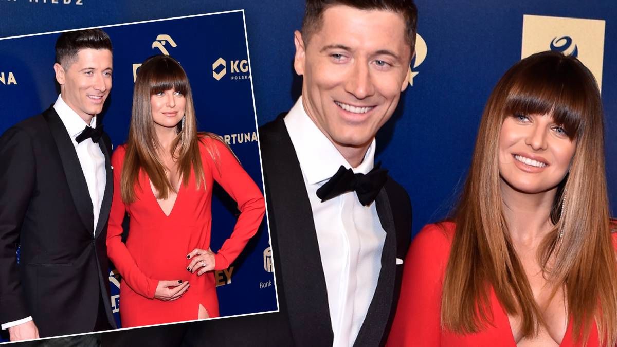 Anna Lewandowska w ciąży i Robert Lewandowski – Gala Mistrzów Sportu 2020