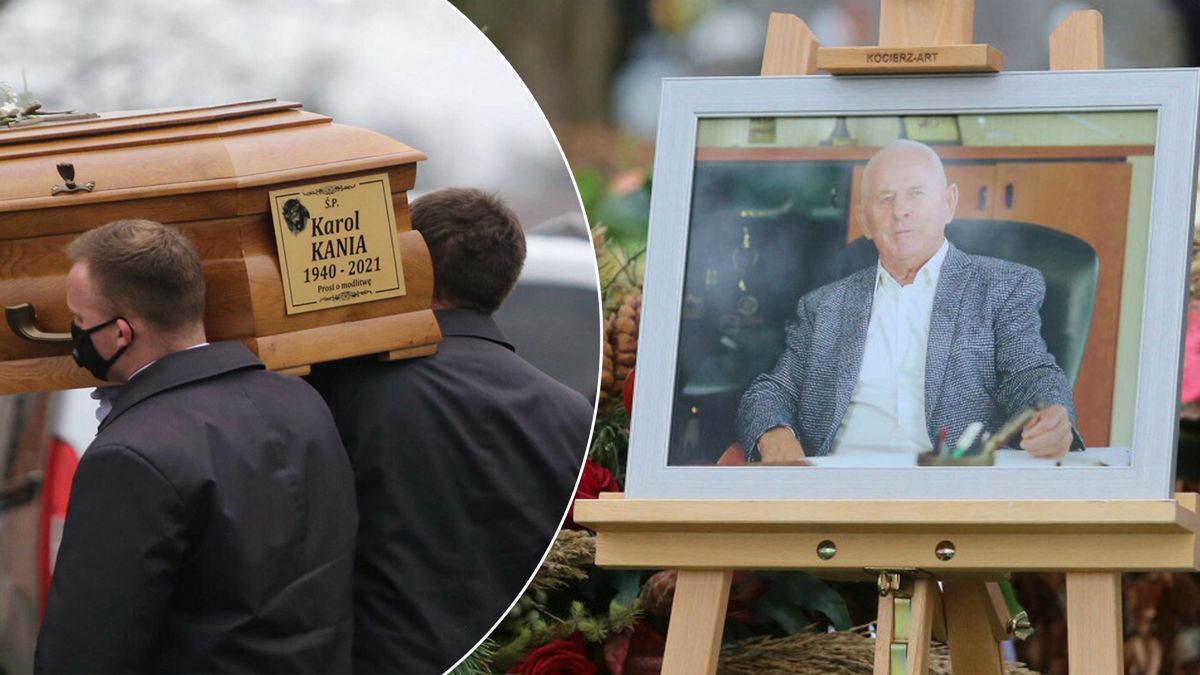 Pogrzeb polskiego milionera. Tłumy pożegnały Karola Kanię. Zginął w katastrofie helikoptera