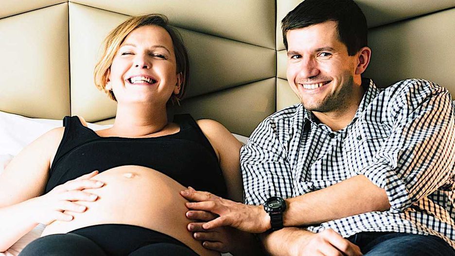 Otylia Jędrzejczak i Paweł Przybyła