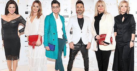 Gwiazdy na pokazie Doroty Goldpoint w Krakowie: Iwona Węgrowska, Ilona Felicjańska, Monika Zamachowska, Mateusz Ziółko [GALERIA]