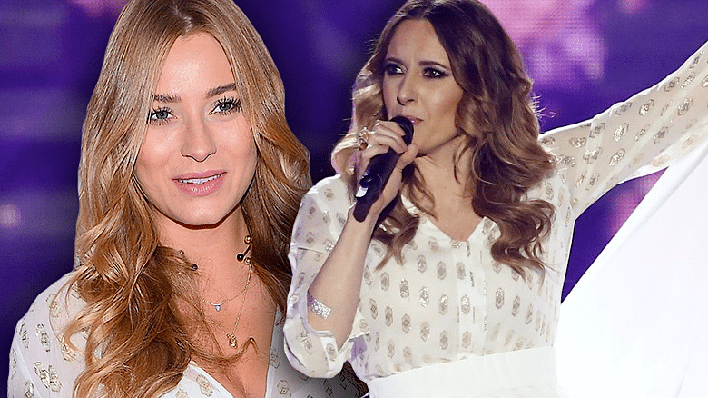 Monika Kuszyńska i Marcelina Zawadzka w takich samych sukienkach