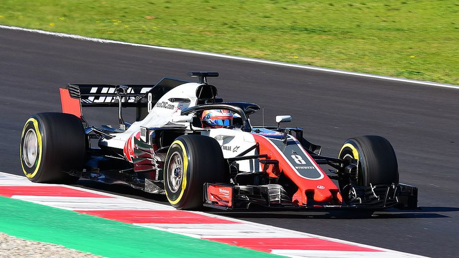 Samochód Formuły 1 VF-18 firmy Haas F1 Team