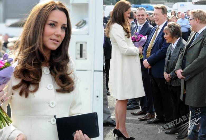 Kate Middleton w płaszczu z sieciówki [zdjęcia]