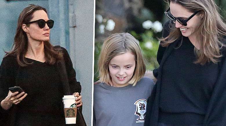Angelina Jolie z córką Vivienne Jolie-Pitt w dojo karate