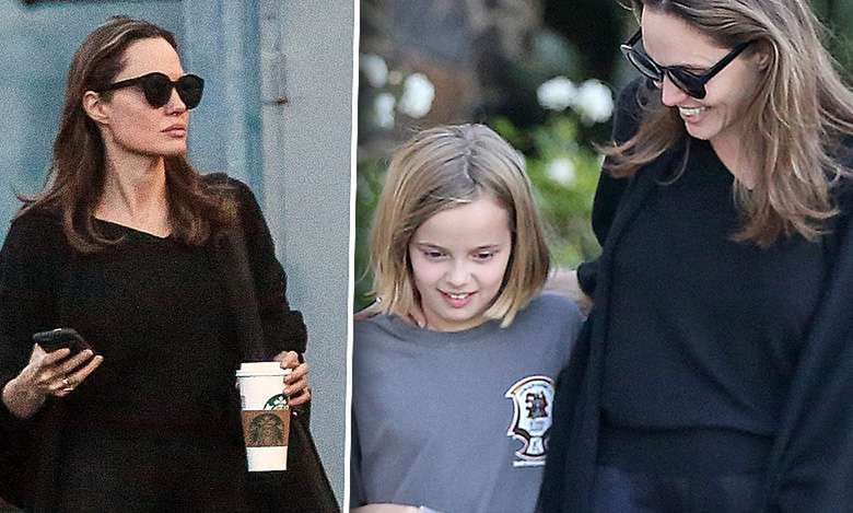 Angelina Jolie z córką Vivienne Jolie-Pitt w dojo karate