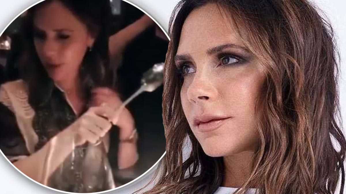 Victoria Beckham objada się pączkami i zagryza je czekoladowym ciastem. W 45 urodziny zapomniała o diecie!