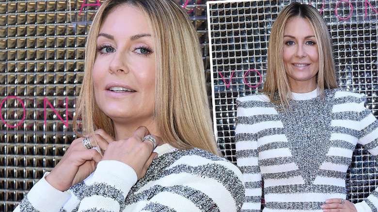 Małgorzata Rozenek w pasiastej mini