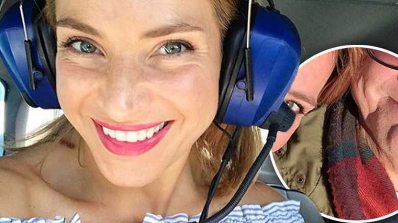 Anna Dereszowska na wakacjach z tatą