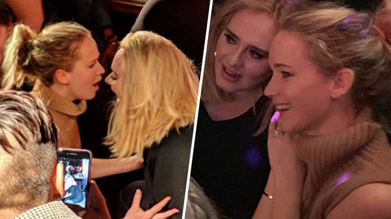 Adele i Jennifer Lawrence w gejowskim klubie w Nowym Jorku
