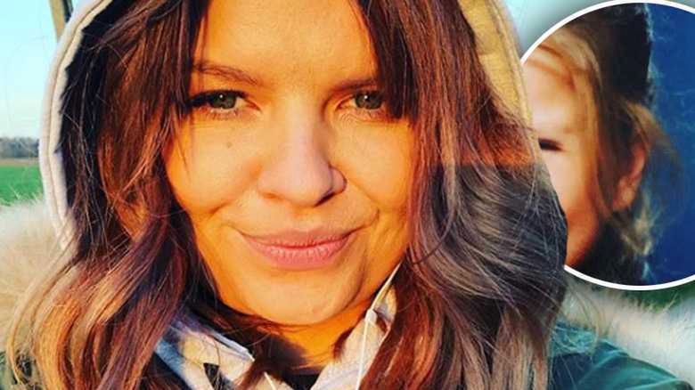 Marta Manowska na zdjęciu z dzieciństwa