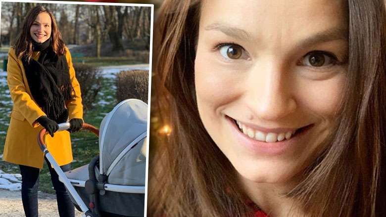 Ania Starmach z córeczką