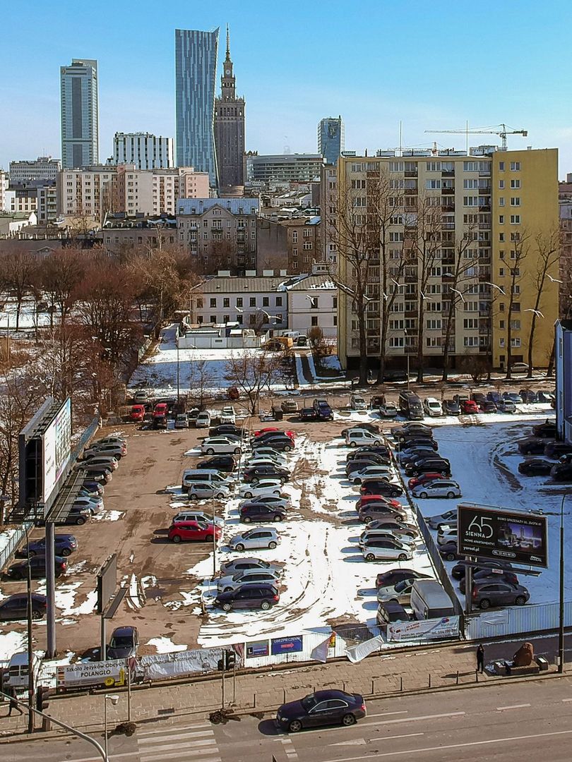 Lokalizacja planowanego biurowca Srebrna Tower przy ul. Srebrnej 16