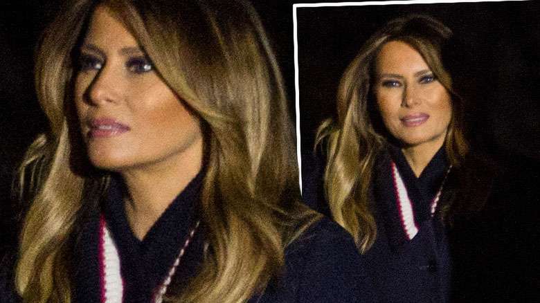 Melania Trump w nocy przed Białym Domem
