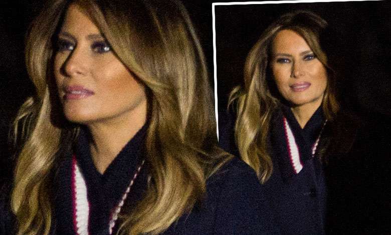 Melania Trump wracała do Białego Domu w środku nocy. Paparazzi przyłapali ją prawie pod samymi drzwiami!