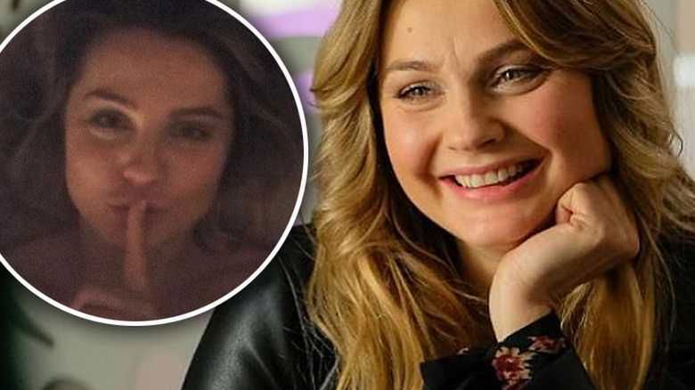 Małgorzata Socha i Mateusz Janicki na planie Przyjaciółek