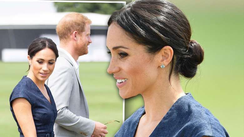 Meghan Markle i książę Harry na meczu polo