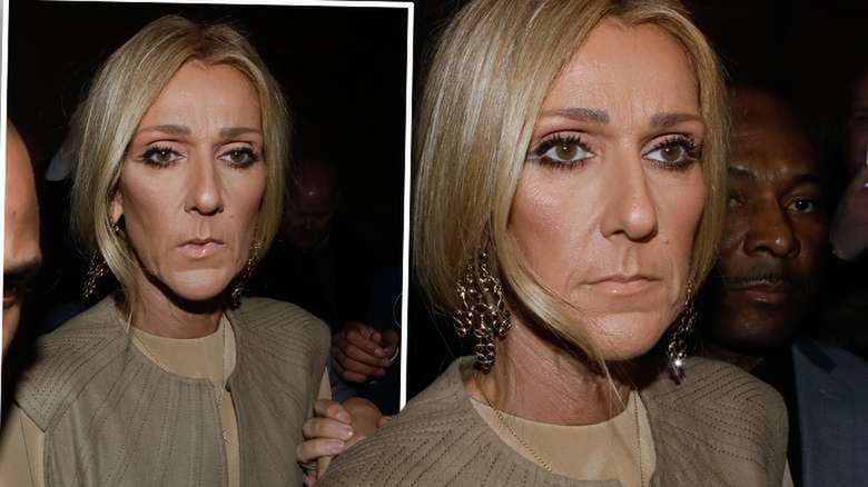 Wychudzona Celine Dion na pokazie Valentino