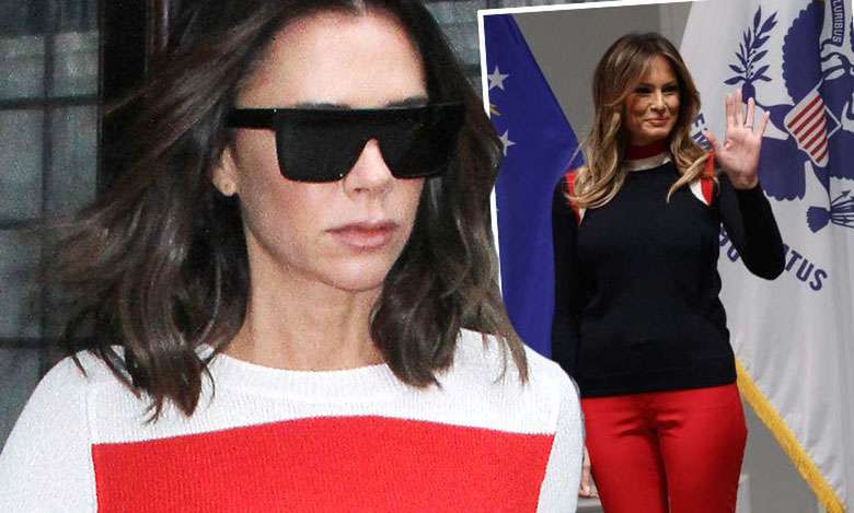 Victoria Beckham zainspirowała się spodniami Melanii Trump. Jej stylizacja wygląda o niebo lepiej!