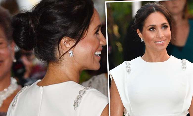 Ciężarna Meghan Markle na Fidżi w trzeciej kreacji