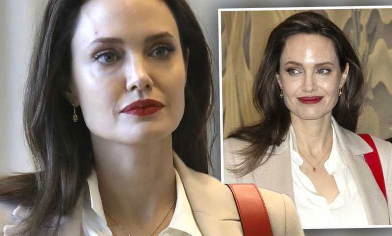 Angelina Jolie nigdy nie wyglądała tak źle. Na spotkaniu ONZ była jak cień samej siebie!