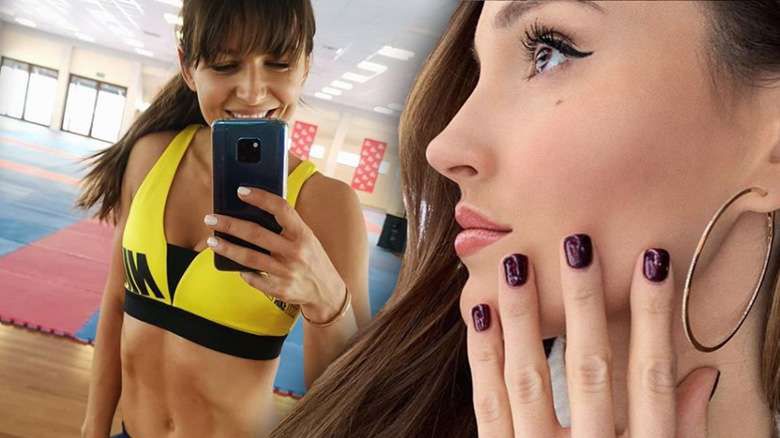 Marina Łuczenko na obozie Anny Lewandowskiej