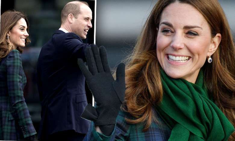 Księżna Kate i książę William w Dundee