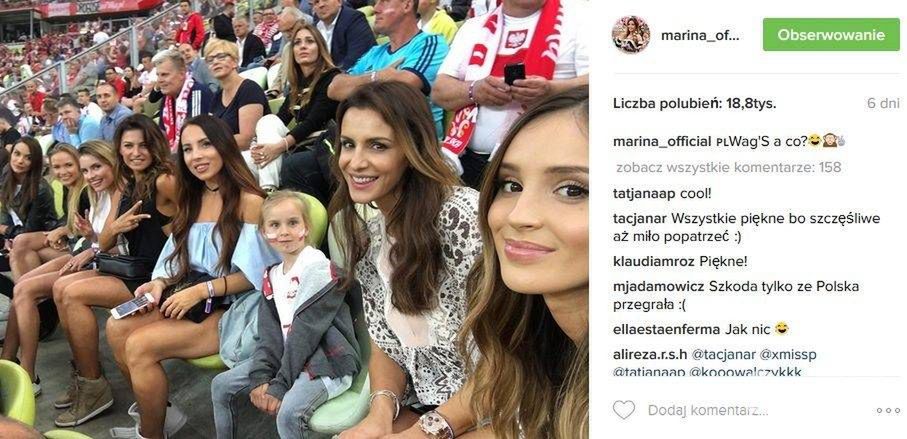 Marina Łuczenko i inne dziewczyny i żony polskich piłkarzy (fot. Instagram)