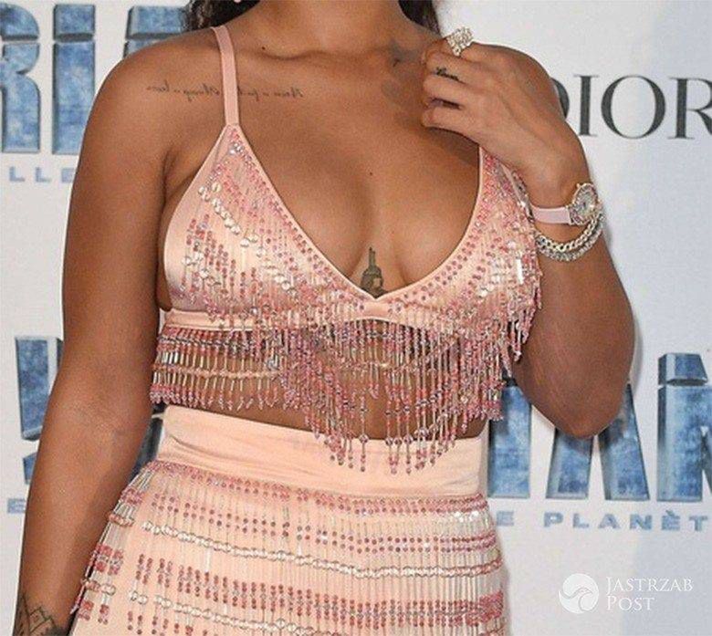 Rihanna na premierze Valeriana we Francji