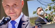 Andrzej Duda nosi maseczki wątpliwej jakości. Nie uwierzycie z czego je zrobił! "To bardzo zły przykład"