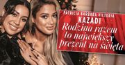 Patricia Kazadi z mamą i siostrą na okładce "Gali". Wzięły udział w przepięknej świątecznej sesji