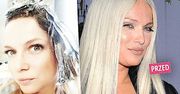 Seksowna Joanna Liszowska już nie jest blondynką! Aktorka ostro zaszalała u swojego fryzjera!